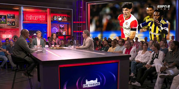 Studiobeeld van VriendenLoterij Eretribune op ESPN