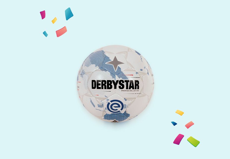 Illustratie van een Derbystar Eredivisie-voetbal.