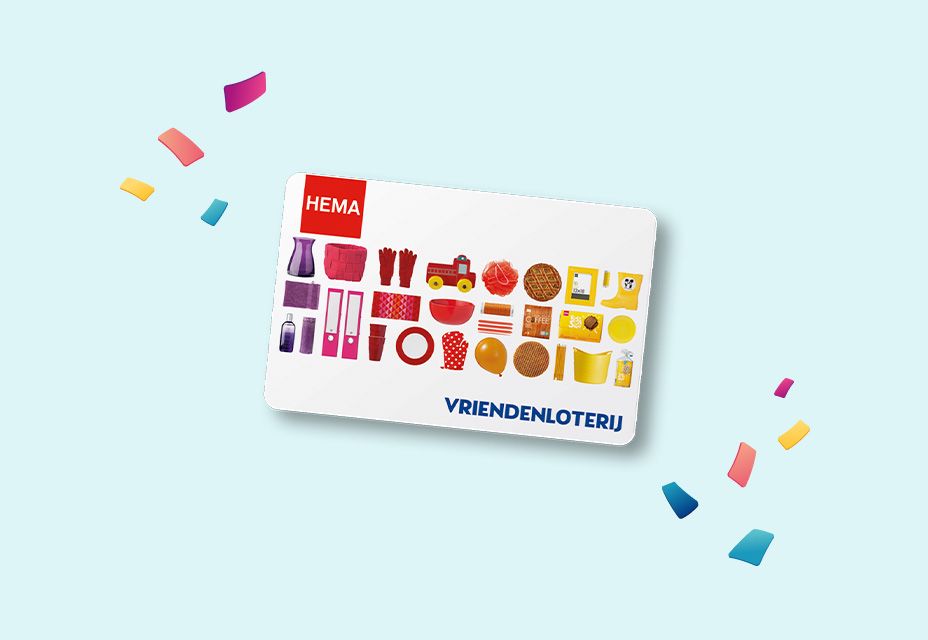 Illustratie van een HEMA-cadeaukaart.
