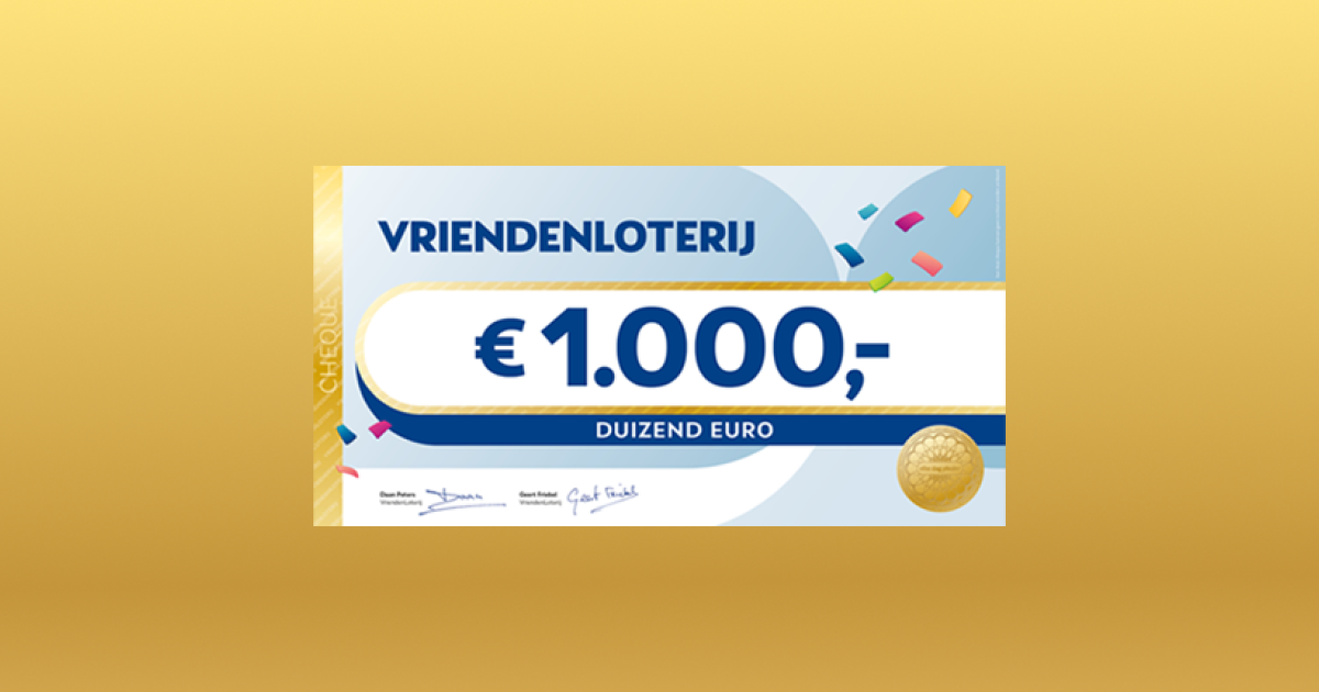 Trekking september winnende lotnummers € 1.000, VriendenLoterij🐇 Descubra tudo sobre a